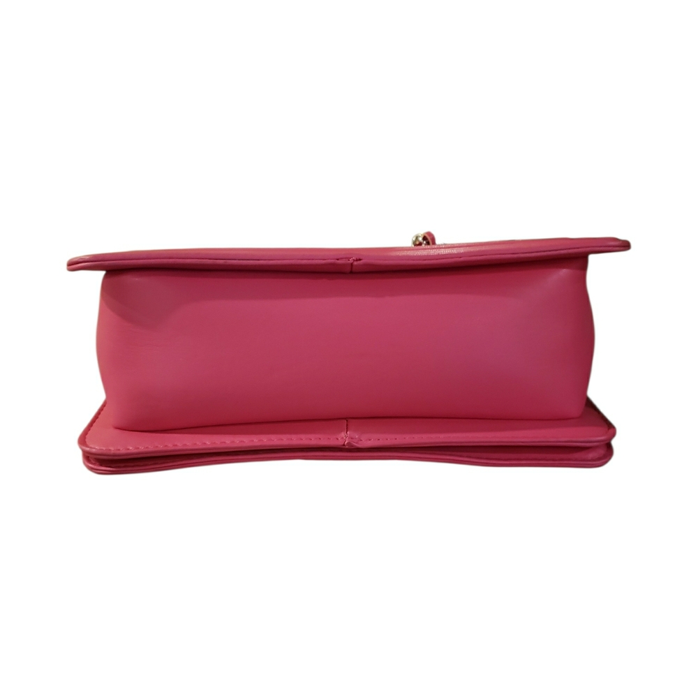 Badgley Mischka Pink Chevron Quilted Crossbody (Retail $149) NWT! - Picture 9 of 11